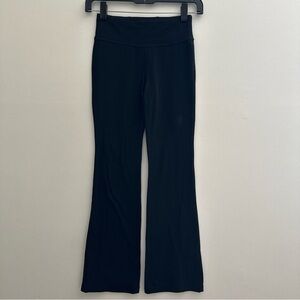 Athleta Girl High Rise Chit Chat Flare Pant Black Size M 8-10